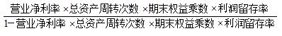 注冊會計師《財務成本管理》重點講義:可持續(xù)增長率的測算3